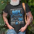 Level 8 Unlocked Awesome Since 2015 8Th Birthday Gaming Unisex T-Shirt Gifts for Old Men