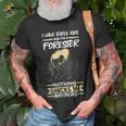 Logger Lumberjack T-Shirt für Herren: Förster mit drei Kindern Motiv Geschenke für alte Männer