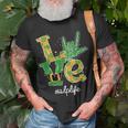 Love I Love You Sign Language Slp Life St Patricks Day Unisex T-Shirt Gifts for Old Men