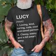 Lucy Definition Personalized Custom Name Loving Kind T-Shirt Gifts for Old Men