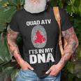 Lustige Quad Atv Dna Für Quad Atv-Liebhaber T-Shirt Geschenke für alte Männer