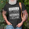 Lustiges T-Shirt Désolé, cet homme est déjà pris für Krankenpfleger-Partner Geschenke für alte Männer