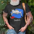 Lzrcat Dadcat Unisex T-Shirt Gifts for Old Men