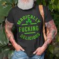 Magically Fucking DeliciousStPatricks Day Unisex T-Shirt Gifts for Old Men