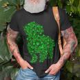Maltese Dog Shamrock Leaf St Patrick Day T-Shirt Gifts for Old Men