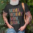 Mama Mommy Mom Bruh Mommy And Me Leopard Mothers Day Unisex T-Shirt Gifts for Old Men