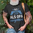 Mann Sohn Opa Vati Vater Als Papa Geliebt Als Opa Vergöttert T-Shirt Geschenke für alte Männer