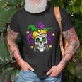 Mardi Gras Skull New Orleans Louisiana Mobile Alabama 2023 T-Shirt Gifts for Old Men