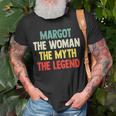 Margot The Woman The Myth The Legend Geschenk Für Margot T-Shirt Geschenke für alte Männer