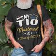 Masters Graduation My Tio Mastered It Class Of 2023 Uncle Unisex T-Shirt Gifts for Old Men