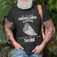 Mein Menschen Kostüm Bin Ich Eine Taube Halloween Outfit T-Shirt Geschenke für alte Männer