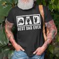 Mens Best Dad Ever Shirts Daddy And Son Fathers Day Gift From Son Unisex T-Shirt Gifts for Old Men
