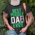 Mens Dog Lover Puggle Dad Pet Owner Fathers Day Animal Puggle Unisex T-Shirt Gifts for Old Men