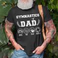 Mens Gymnastics Dad Drive Pay Clap Repeat Fathers Day Gift Unisex T-Shirt Gifts for Old Men