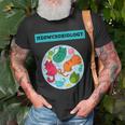 Meowcrobiology Cat Meow Microbiology Science Bacteriology Unisex T-Shirt Gifts for Old Men