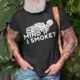 Mind If I Smoke Funny Diesel Power Mechanic 4X4 Unisex T-Shirt Gifts for Old Men