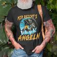 Mir Reichts Ich Geh Angeln Angel Angler Fischen T-Shirt Geschenke für alte Männer