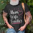 Mom Wife Teacher Mothers Day Best Mom Ever Loving Mama Unisex T-Shirt Gifts for Old Men