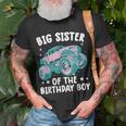 Monster Truck Passende Große Schwester Des Geburtstagskindes T-Shirt Geschenke für alte Männer
