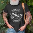 Motorradfahrer Werden Nicht Grau Motorrad Lustiges Biker T-Shirt Geschenke für alte Männer