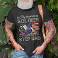 My Favorite Soldier Calls Me Step Dad Army Graduation Unisex T-Shirt Gifts for Old Men