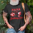 Nana Of The Birthday Girl Ladybug Birthday Unisex T-Shirt Gifts for Old Men