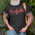 Nashville Tennessee Country Music City Heart Souvenir Gift Gift For Womens Unisex T-Shirt Gifts for Old Men