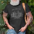 New York City Skyline Ny Vintage New York City Nyc Unisex T-Shirt Gifts for Old Men