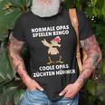 Normale Opas Spielen Bingo Coole Opas Züchten Hühner T-Shirt Geschenke für alte Männer