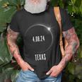 North America Total Solar Eclipse 2024 Texas Usa Unisex T-Shirt Gifts for Old Men