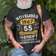 November 1967 Lustige Geschenke 55 Geburtstag T-Shirt Geschenke für alte Männer