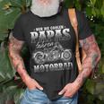 Nur Die Coolen Papas Fahren Motorrad Biker T-Shirt für Herren Geschenke für alte Männer