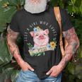 Nur Ein Mädchen Das Schweine Liebt Landwirtschaft T-Shirt Geschenke für alte Männer