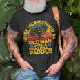 An Old Man With A Pickleball Paddle Men Dad T-Shirt Gifts for Old Men