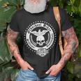 Oldschool Biker Bad Society T-Shirt Geschenke für alte Männer