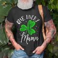 One Lucky Mama St Patricks Day Leaf Clover St Paddys Day T-Shirt Gifts for Old Men