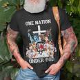 One Nation South Carolina Gamecocks Under God Unisex T-Shirt Gifts for Old Men
