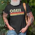 Oneil Surname Funny Retro Vintage 80S 90S Birthday Reunion Unisex T-Shirt Gifts for Old Men