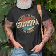 Opa Man Myth Legend Lustiger Vatertag Opa V3 T-Shirt Geschenke für alte Männer