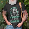 Optimierter Produkttitel: Ich Kann Dich Nicht Hören T-Shirt, Gamer Tee für Andere Spieler Geschenke für alte Männer