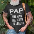 Pap The Man Der Mythos Die Legende Grandpa Men T-Shirt Geschenke für alte Männer