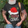 Papa Claus Santa Christmas Pajama Matching Family T-shirt Gifts for Old Men