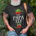 Papa Elf Xmas Matching Family Group Christmas Party Pajama Unisex T-Shirt Gifts for Old Men