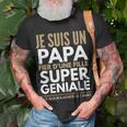 Papa Mädchen Geburtstags T-Shirt, Witziges Herren Shirt Geschenke für alte Männer