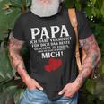 Papa und Tochter Partnerlook T-Shirt, Lustiges Vatertagsgeschenk Geschenke für alte Männer