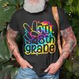 Peace Out 8Th Grade Graduation Last Day Of School Tie Dye Unisex T-Shirt Gifts for Old Men
