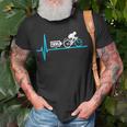 Pedelec E-Bike Herzschlag I Ebike T-Shirt Geschenke für alte Männer