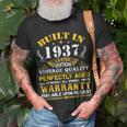 Perfectly Aged Built In 1937 82Nd Years Old Birthday Shirt Unisex T-Shirt Gifts for Old Men