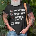 Phasmophobia - Ghost Hunter - Paranormal Investigators Unisex T-Shirt Gifts for Old Men