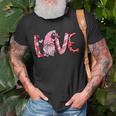 Pink Gnomes Love Valentines Loads Of Love Western Valentine V4 T-Shirt Gifts for Old Men